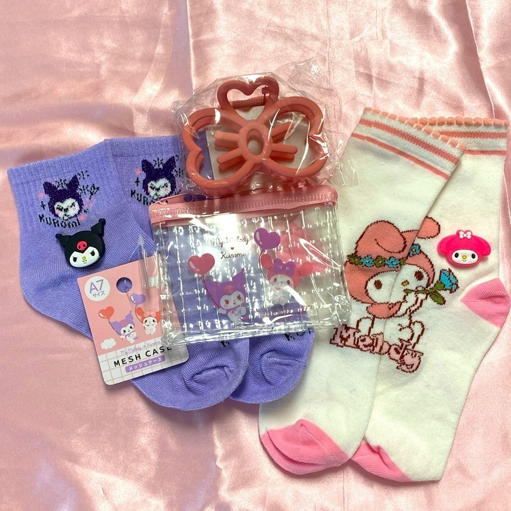 Sanrio kuromi my melody hello kitty and friends stocking stuffer kawaii pink